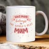 Gaeaspace  -  1pc 330ml Best Mum Mug Gifts for Mummy Grandma Ceramic Mugs Coffee Cups Desktop Decoration Summer and Winter Drinkware