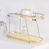 Gaeasapce  -  INS Double-Layer Desktop Storage Rack Acrylic Cosmetic Storage Box Makeup Holder Bathroom Countertop Kitchen Storage Shelf