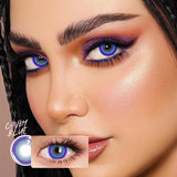 Gaeaspace  -  Color Contact Lenses For Eyes Blue Grey Beauty Pupils Natural Contact Lens Makeup Lens With Case Wholesale Yearly Use