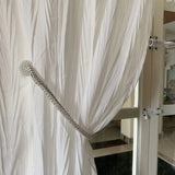 Gaeaspace  -  Europe swallow tail gauze with white curtain princess white window gauze Curtains for living room bedroom curtains kitchen