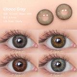 Gaeaspace  -  Color contact lenses Gray lenses 1Pair for eyes iris-inspired Colored Lenses Yearly Circle lenses