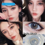 Gaeaspace  -   gray Colored Contact Lenses soft for eyes small Beauty Pupil myopia prescription degree yearly natural new big