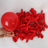 Gaeaspace  -  36pcs Pirate Ship Balloons Set Gold Round Foil Ballon Red Black Latex Balloon for Halloween Birthday Theme Party Decorations