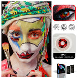 Gaeaspace  -  2pcs Cosplay Eye Lenses Contact Lenses Colored Contact Lens for Eyes Anime Lenses Yearly Eye Color Lens Beautiful Pupil