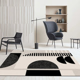 Gaeaspace  -  Light Luxury Living Room Carpet Bedroom Coffee Table Thickened Carpets Home Simple Geometric Printing Study Rug Corridor Rugs