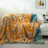 Gaeaspace  -  Thin Blanket Bamboo Fiber Fashion Cheap Home Bed Comforter Blanket Beach Bathing Wraps Furniture Covering Drop Shopping