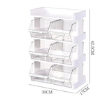 Gaeaspace  -  INS Desktop Multilayer Tea Bag Coffee Snacks Storage Rack Multi-Functional Office Home Desktop Clutter Arrangement Storage Rack