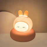 Gaeaspace  -  Cute Animal Night Light Novelty 3 Level Dimmable Nursery Nightlight USB Rechargeable Table Lamp for Breastfeeding Toddler Baby