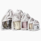 Gaeaspace  -  5pcs Dust Bags for Handbags flannel Dust Cover Bag for Handbag Purses Shoes Boots Dustproof Drawstring Bag Travel Storage Pouch