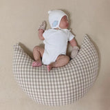 Gaeaspace  -  INS Baby Moon Soothing Pillow Plaid Super Soft Children's Sleeping Breastfeeding Cushion Newborn Bedding Decoration 60cm