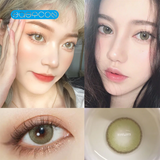 Gaeaspace  -  green Colored Contact Lenses soft for eyes small Beauty Pupil myopia prescription degree yearly natural new big