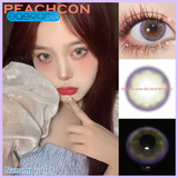 Gaeaspace  -  purple Colored Contact Lenses soft for eyes small Beauty Pupil myopia prescription degree yearly natural new big