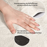 Gaeaspace  -  Cloud Shaped Bedside Carpet Soft Plush Bedroom Rugs Non Slip Floor Mat for Living Room Nursery Baby Play Mat Home Decorative Rug