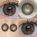 Gaeaspace  -  2PCS Brown Lenses Natural Contact Lenses for Eyes Super Beauty Eye Color Lenses Myopia Lenses With Diopters Prescription