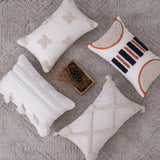 Gaeaspace  -  Home Decoration of Homestays, Ethnic Style Cushions, Bedside Insets, Moroccan Lace Tassel Tufted Pillows, Pillowcases