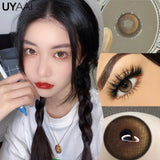 Gaeaspace  -  NEW Cosplay Colored Contact Lenses for Eyes Anime Purple Lenses Cosmetic Blue Eye Contacts Brown Natural Fashion Lenses