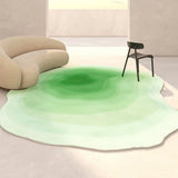 Gaeaspace  -  Special-shaped Living Room Carpet Imitation Cashmere Bedroom Bedside Thickened Carpets Home Irregular Art Sofa Coffee Table Rug