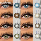 Gaeaspace  -  1 Pair Natural Contact Lenses Colored Contact Lenses for Eyes Blue Eye Lenses Brown Lenses Green Contacts Gray Lenses