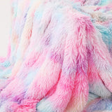 Gaeaspace  -  Winter Fluffy Soft Blankets  Long Faux Coral Fleece Blanket Warm Plush Cozy  Throw Bed Sofa  Home Decor