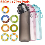 Gaeaspace  -  Air Flavored Water Bottle Scent Up Water Cup Sports Water Bottle For Outdoor Fitness Fashion Water Cup With Straw Flavor Pods