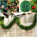 Gaeaspace  -  Christmas decorations Green Cane Ribbons Garland DIY Xmas Tree Ornaments Green Cane Ribbon Wreath Hanging Pendent Home Decor