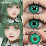 Gaeaspace  -   1 Pair Fashion Pink Cosplay Anime Lenses Color Contact Lenses for Eyes Cosmetics Purple Lenses Yearly Eye Contact Lens