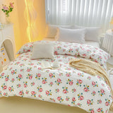 Gaeaspace  -  Fresh Small Flowers Quilt Cover without Pillowcase, 100% Cotton Duvet Cover, 200x200, No Bed Sheet,133x72 Fabric, 1 Pc