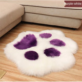 Gaeaspace  -  Cute Cat Paw Bear Foot Cushion Animal Footprint Shape Soft Plush Carpet Home Sofa Table Floor Mat Bedroom Decorative Carpet