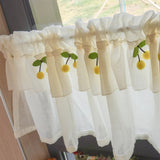 Gaeaspace  -  Small fresh short curtain kitchen half curtain curtain head cover coffee shop window decoration