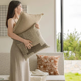 Gaeaspace  -  Pillow Living Room Sofa Cushion Bedroom Window Cushion Waist Pillow Light Luxury Jacquard Pillow Cover