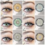 Gaeaspace  -  1 Pair Natural Colored Contact Lenses for Eyes Fashion Color Contact Lenses Beautiful Pupil Yearly Makeup Fast Delivery