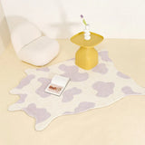 Gaeaspace  -  IG Girly Bedroom Large Area Decorative Carpet Irregular Design Cow Light Color Living room Rugs Fluffy Soft Cute Children's Mat