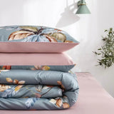 Gaeaspace  -  Pastoral Floral Bedlinens Egyptian Cotton Bedding Set Queen King Ru Full Size Sheet Duvet Cover Set Underwear