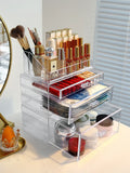 Gaeaspace  -  Makeup Organizer for Cosmetics Bathroom Drawer Jewelry Cosmetic Storage Box Organizer Nail Polish Lipstick Lip Gloss Holder