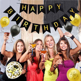 Gaeaspace  -  20th Happy Birthday Party Decorations Balloon Banner 20 Years Old Latex Confetti Balloons for Women Birthday Party Supplies