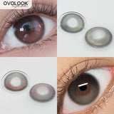 Gaeaspace  -  New 2pcs/pair Natural Beaty Pupil Lenses for Eyes Colored Eye Lenses for Myopia Contact Lenses 14.2mm Eye Color Lens