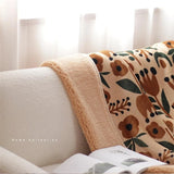 Gaeaspace  -  Korean Ins Tannic Acid Comfortable Single Blanket, Thickened Sofa Shawl, Office Flannel, Lunch Break Blanket, Winter