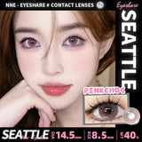 Gaeaspace  -  1 Pair Natural Color Contact Lenses Pink Contact Purple Gray Eye Colored Lenses Colorful Makeup Soft Beautiful Pupil