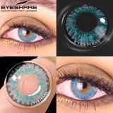 Gaeaspace  -  Colored Lenses 3 Tone Series Beauty Pupil Eye Contacts Soft Color Contact Lens Green Contacts