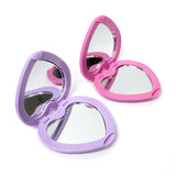 Gaeaspace  -  Heart Shaped Double Sided Hand Mirror, Popular Cute Heart Makeup Mirror, Compact Mirror