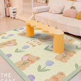 Gaeaspace  -  Ins Simple Girl Bedroom Bedside Soft Carpet Cute Cartoon Living Room Decoration Carpets Home Children's Room Baby Crawling Rugs